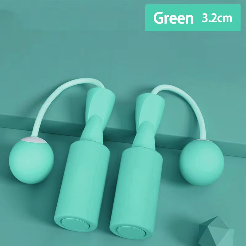 1Pc Heavy Cordless Skipping Rope, Fitness Jump Rope with Big Ball, Suitable for Household Indoor Sports, Fat Burning