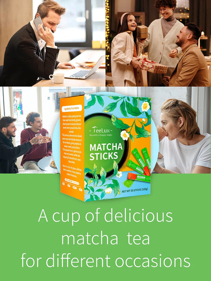 Matcha Green Tea Powder, First Harvest Culinary Grade Matcha Single Serve Packets, 50 Count